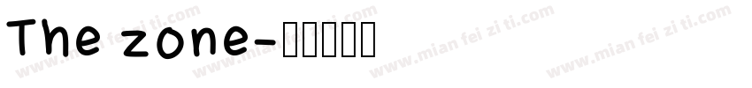 The zone字体转换